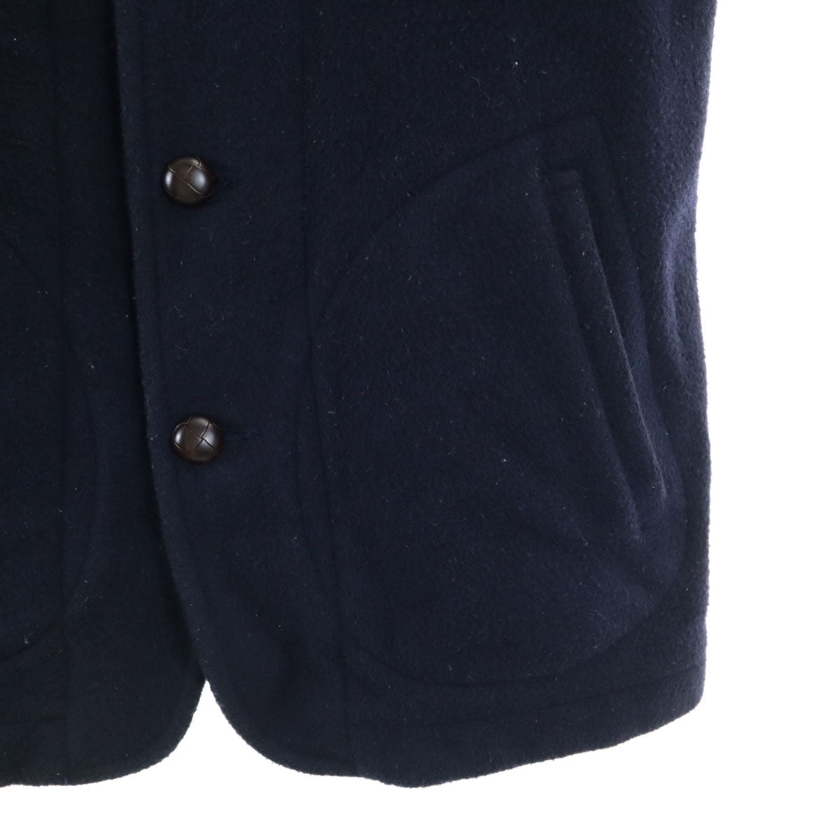 Danton ダントン ウールモッサ ジャケット 38 ネイビー メンズ