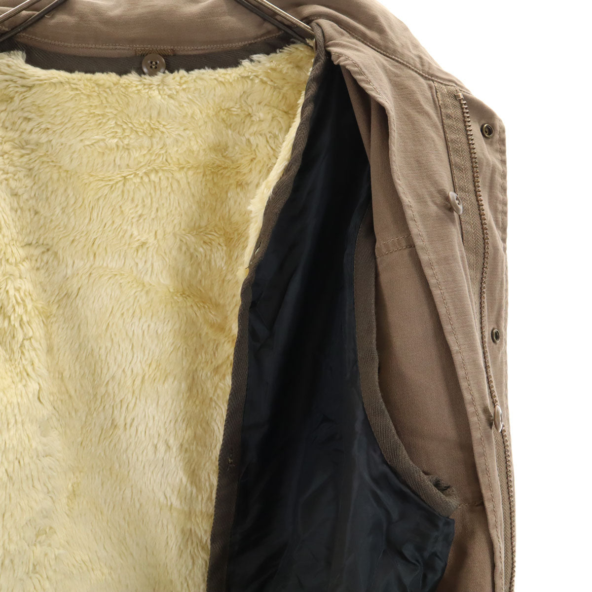 ALPHA INDUSTRIES INC アルファインダストリーズ フライトジャケット M カーキベージュ ベストライナー付き メンズ