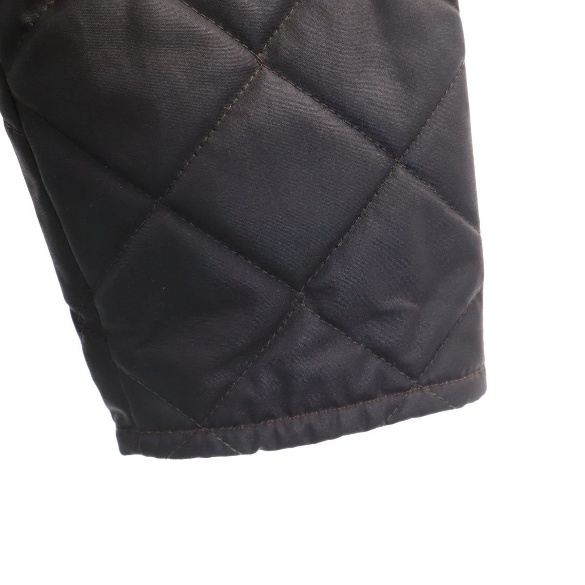 美品 LAVENHAM ラベンハム イングランド製 キルティング オイルドジャケット S ブラウン系 メンズ