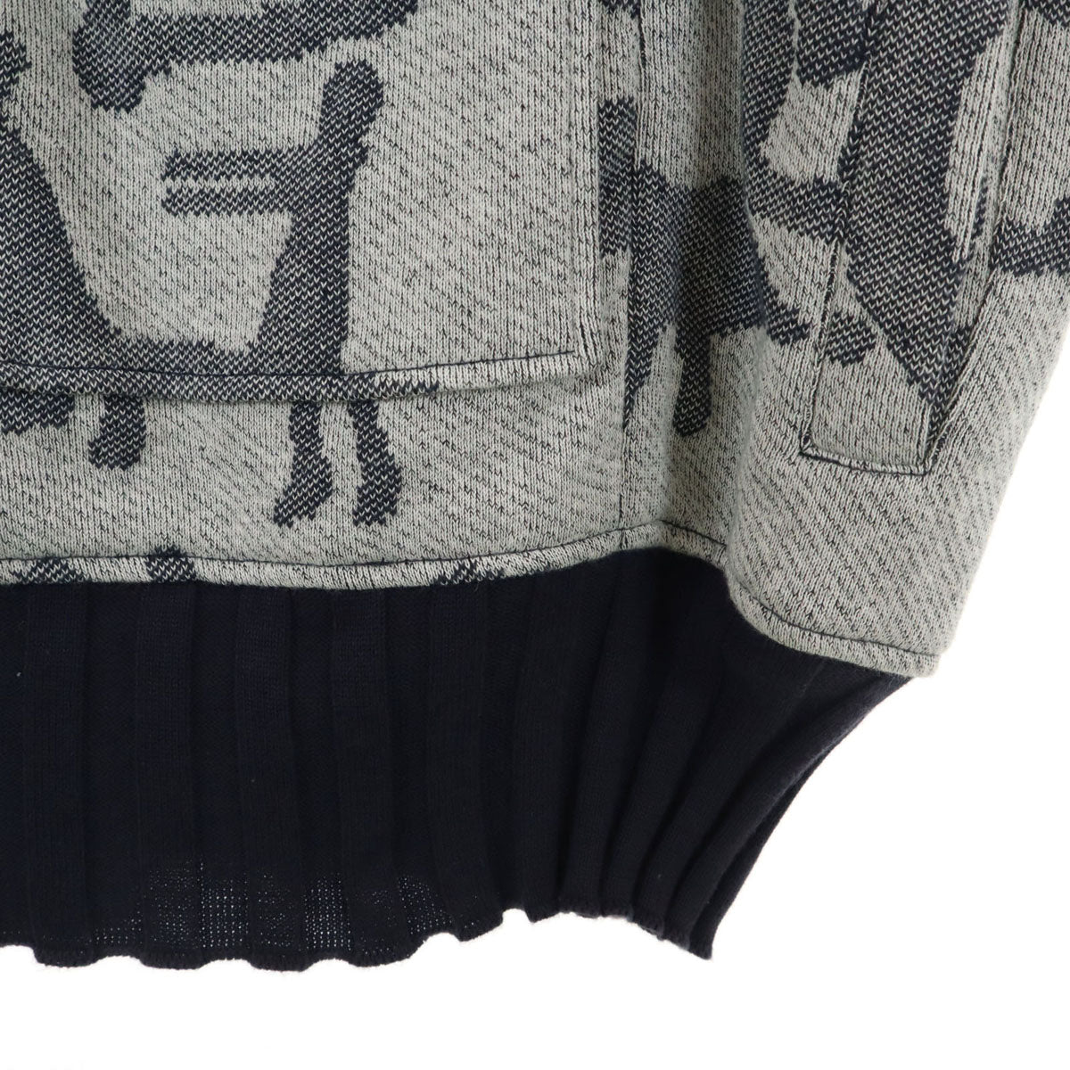 美品 Vivienne WestwoodMAN ヴィヴィアンウエストウッドマン 日本製 ニットジャケット 46 グレー メンズ