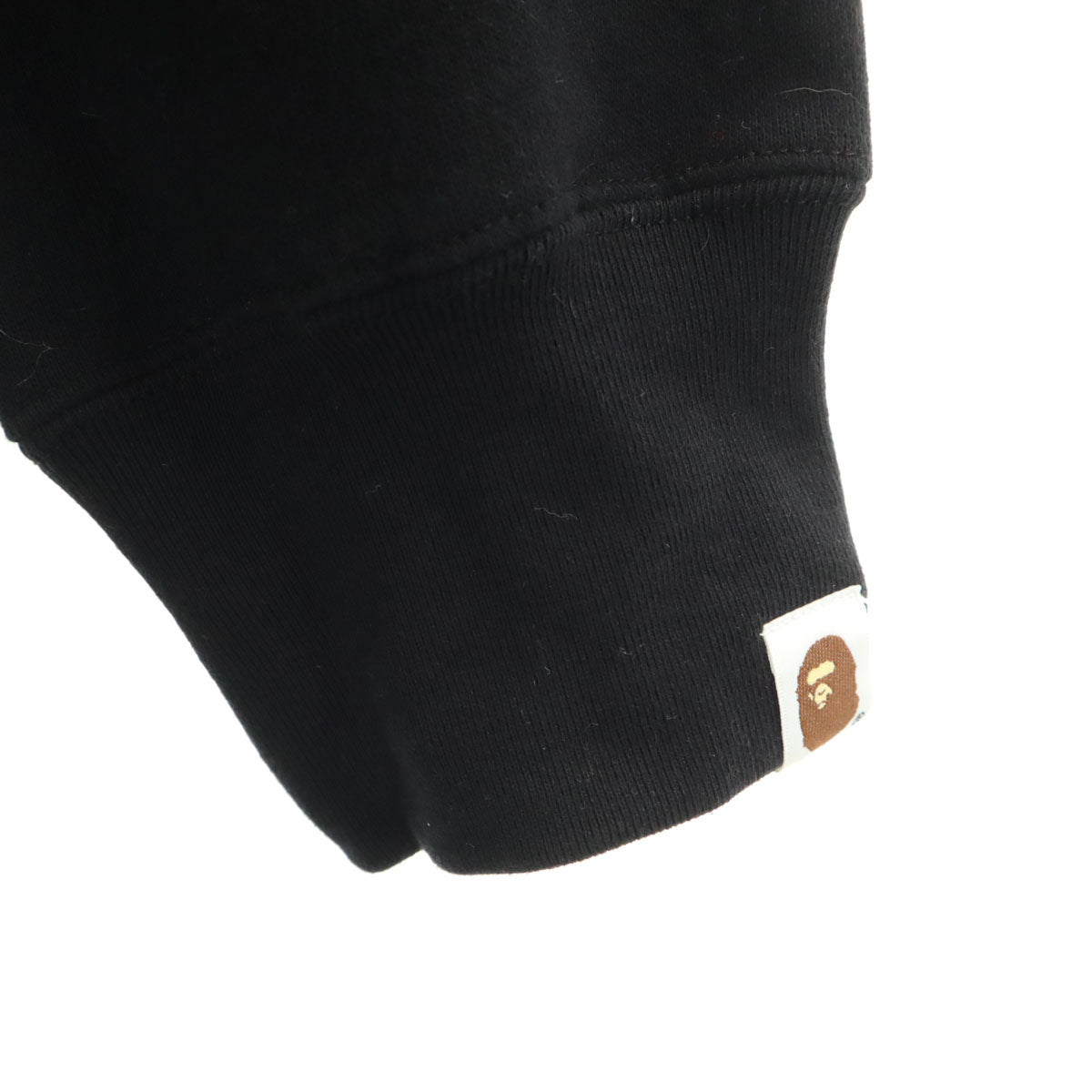 A BATHING APE アベイシングエイプ 長袖 スウェット トレーナー 2XL ブラック 裏起毛 ビッグサイズ メンズ