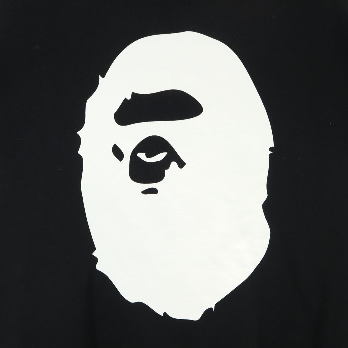 A BATHING APE アベイシングエイプ 長袖 スウェット トレーナー 2XL ブラック 裏起毛 ビッグサイズ メンズ
