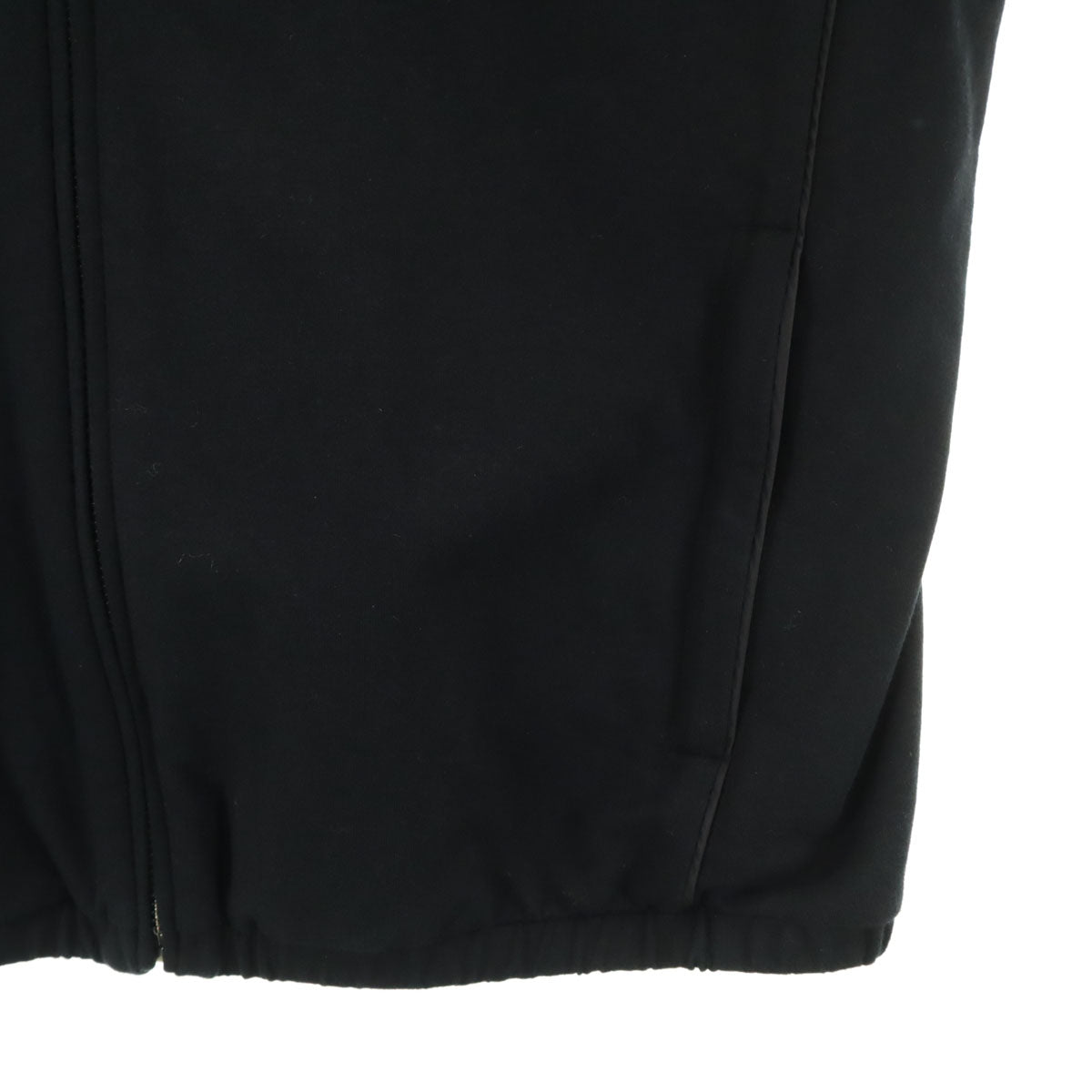 美品 PRADA プラダ 2019年 長袖 ジップパーカー L ブラック レディース