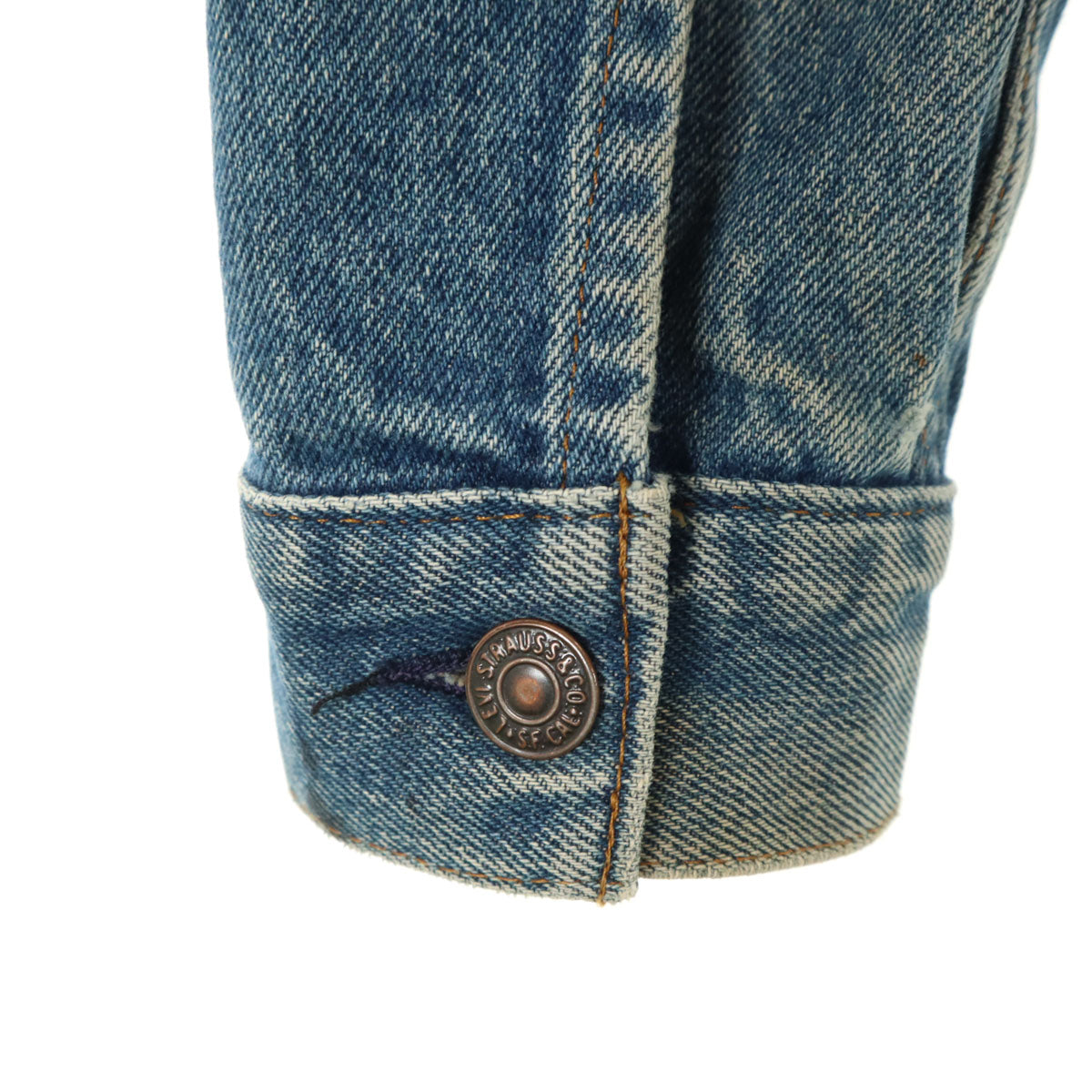 Levi's リーバイス 70s 76001-0214 ヴィンテージ デニムジャケット L ウォッシュブルー ジージャン トラッカー レディース