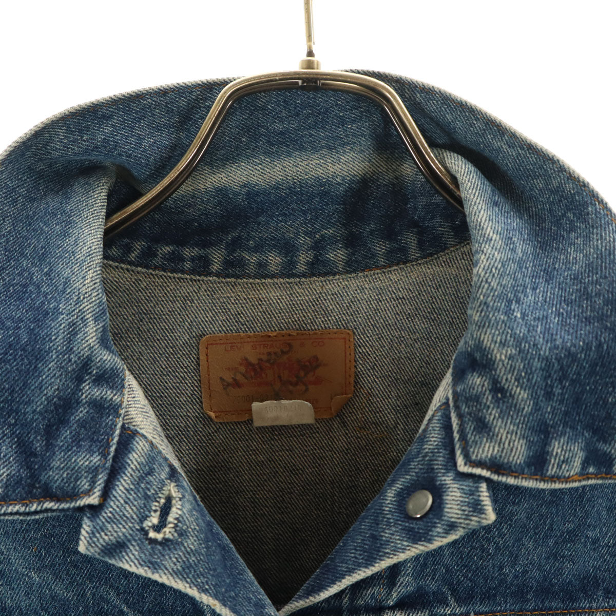 Levi's リーバイス 70s 76001-0214 ヴィンテージ デニムジャケット L ウォッシュブルー ジージャン トラッカー レディース