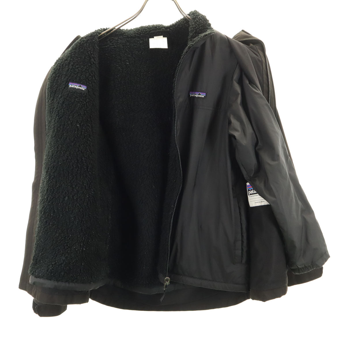 patagonia パタゴニア 4-in-1 エブリデー ジャケット XL 14 チャコール 68035FA21リ バーシブルライナー付き アウトドア キッズ