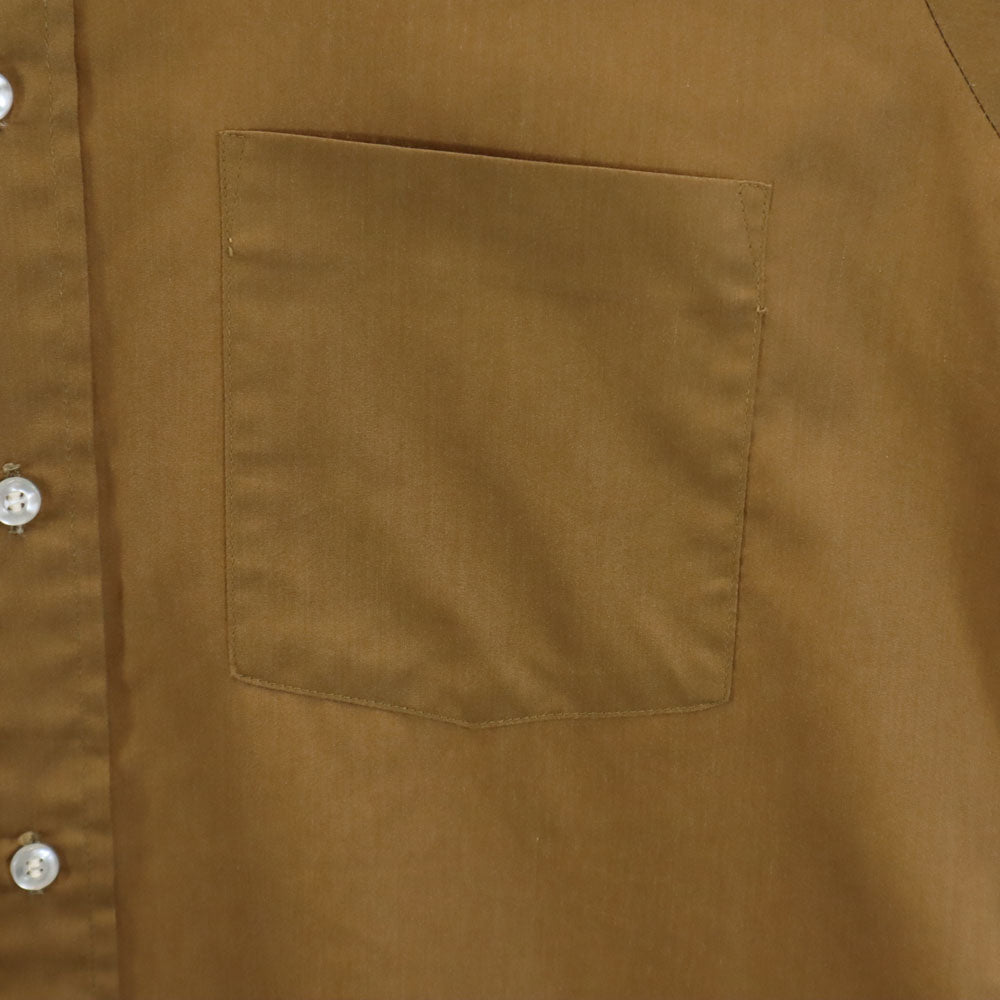 ARROW アロー 70s ヴィンテージ USA製 ユニオンチケット 長袖 ボタンダウンシャツ ベージュ メンズ