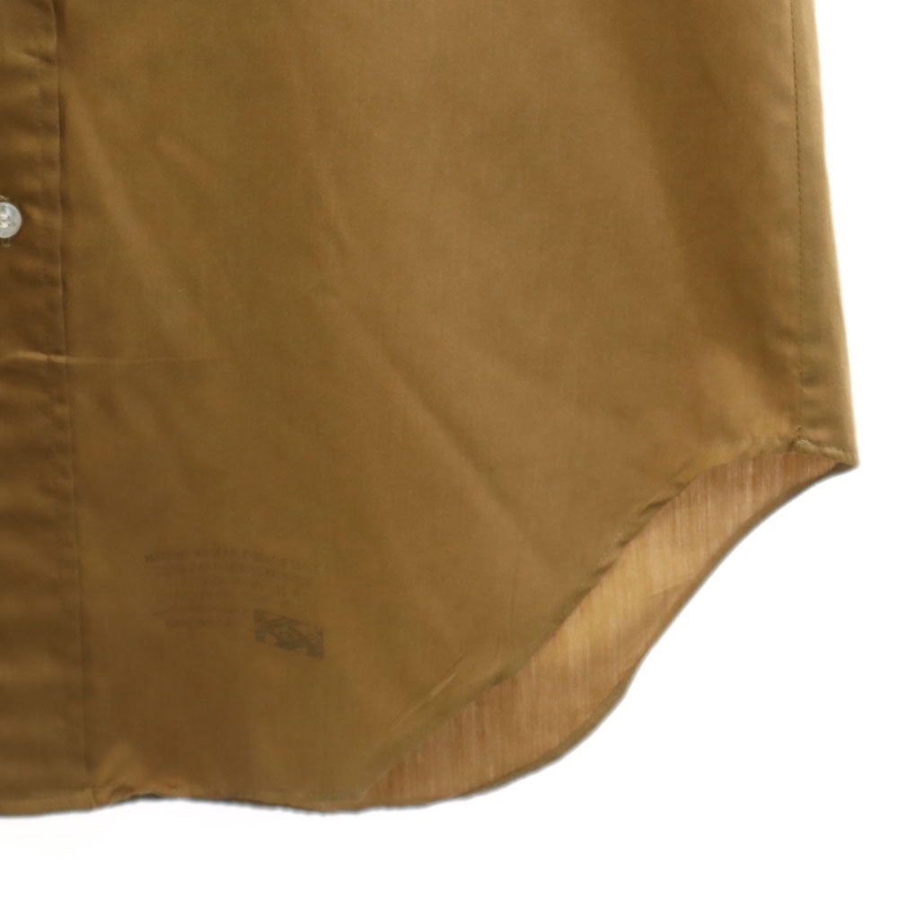 ARROW アロー 70s ヴィンテージ USA製 ユニオンチケット 長袖 ボタンダウンシャツ ベージュ メンズ