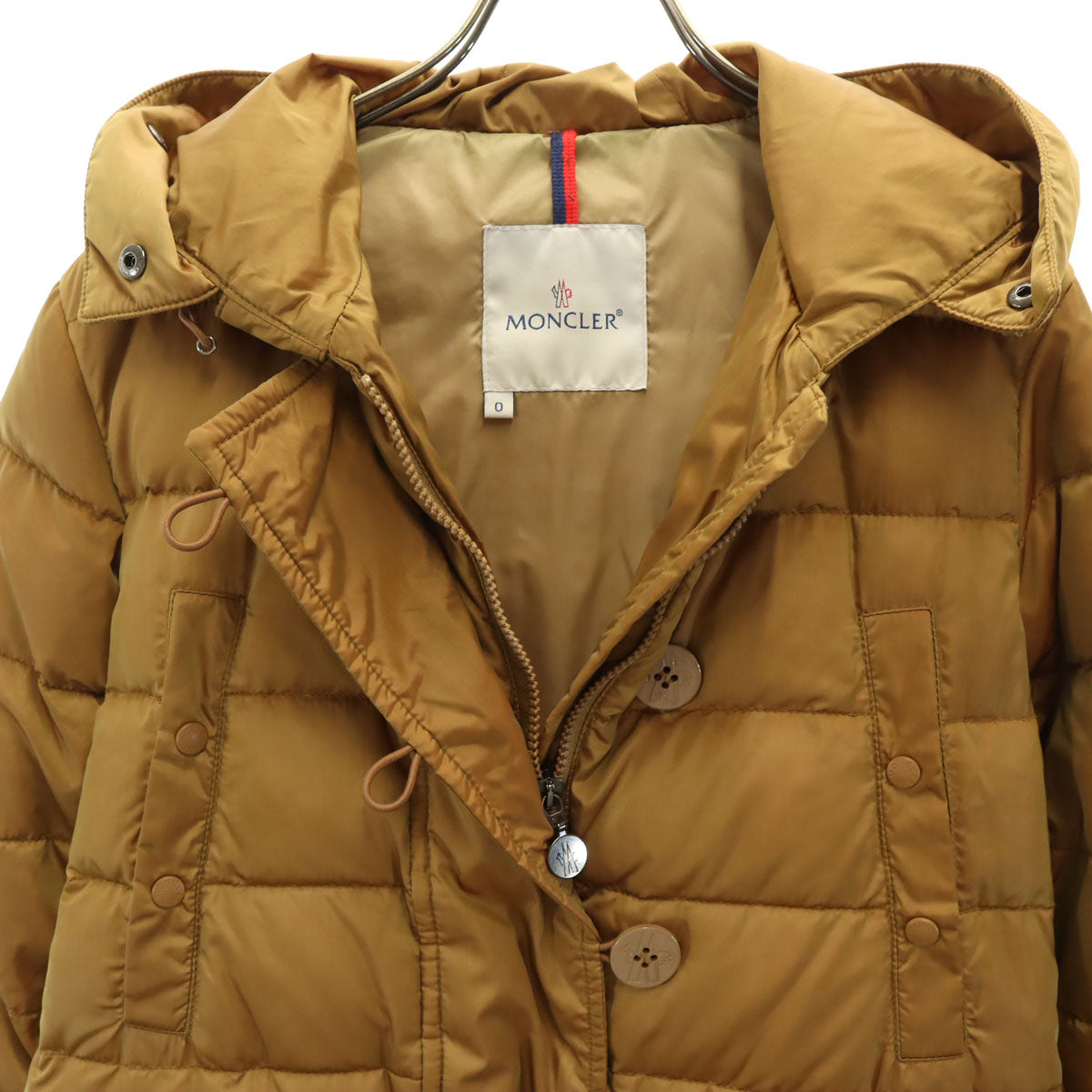 MONCLER モンクレール ダウンジャケット 0 キャメル レディース