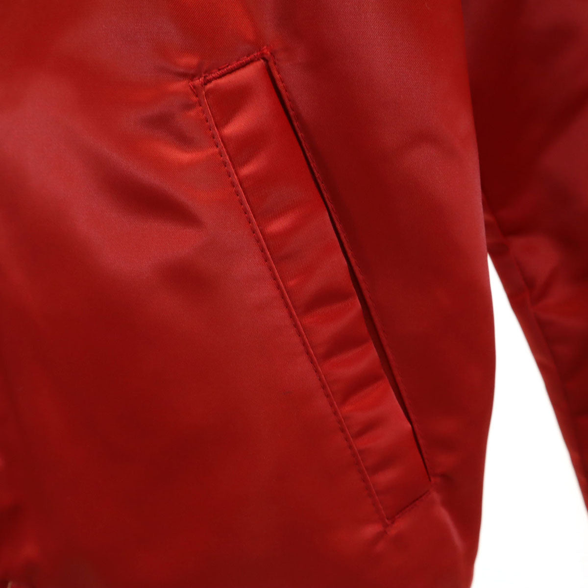 美品 A BATHING APE アベイシングエイプ リバーシブル ブルゾン S レッド系 メンズ