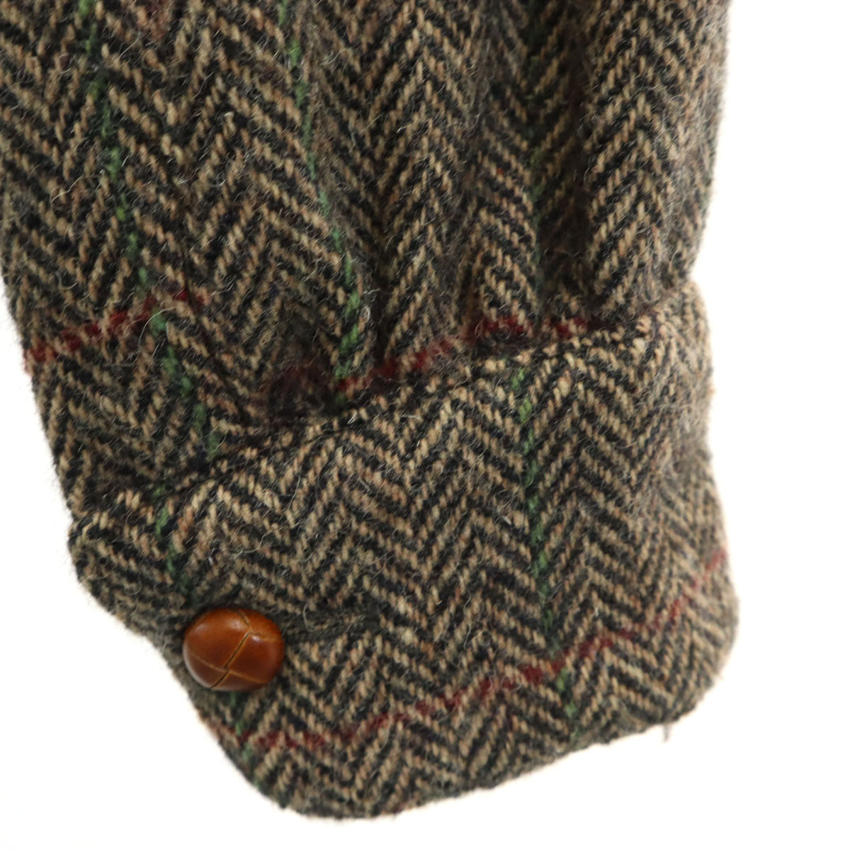 RALPH LAUREN ラルフローレン 90s オールド ヘリンボーン柄 ジャケット 8 ベージュ系 くるみボタン メンズ