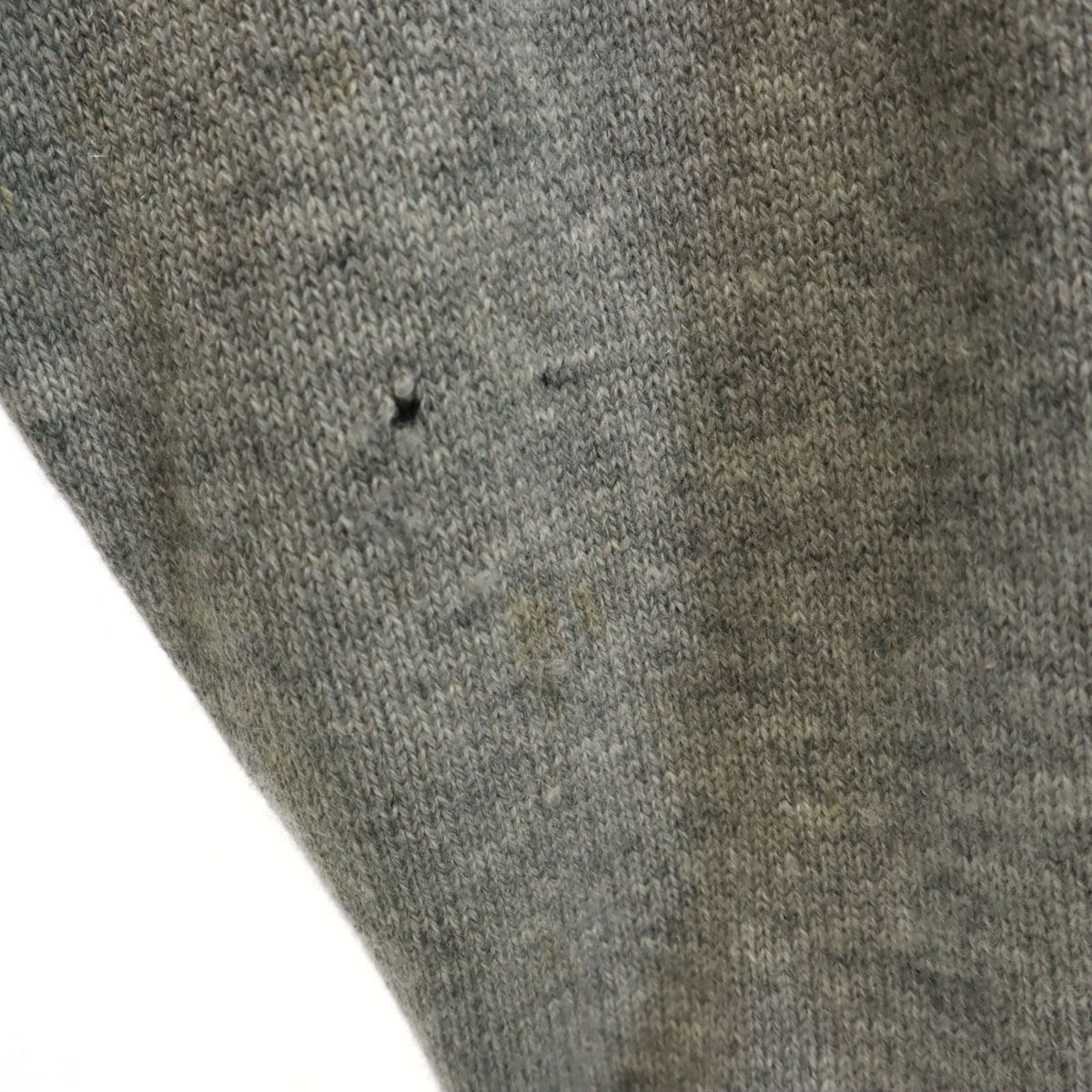 mila schon ミラショーン 日本製 ニット切替 ダウンジャケット 50 グレー メンズ