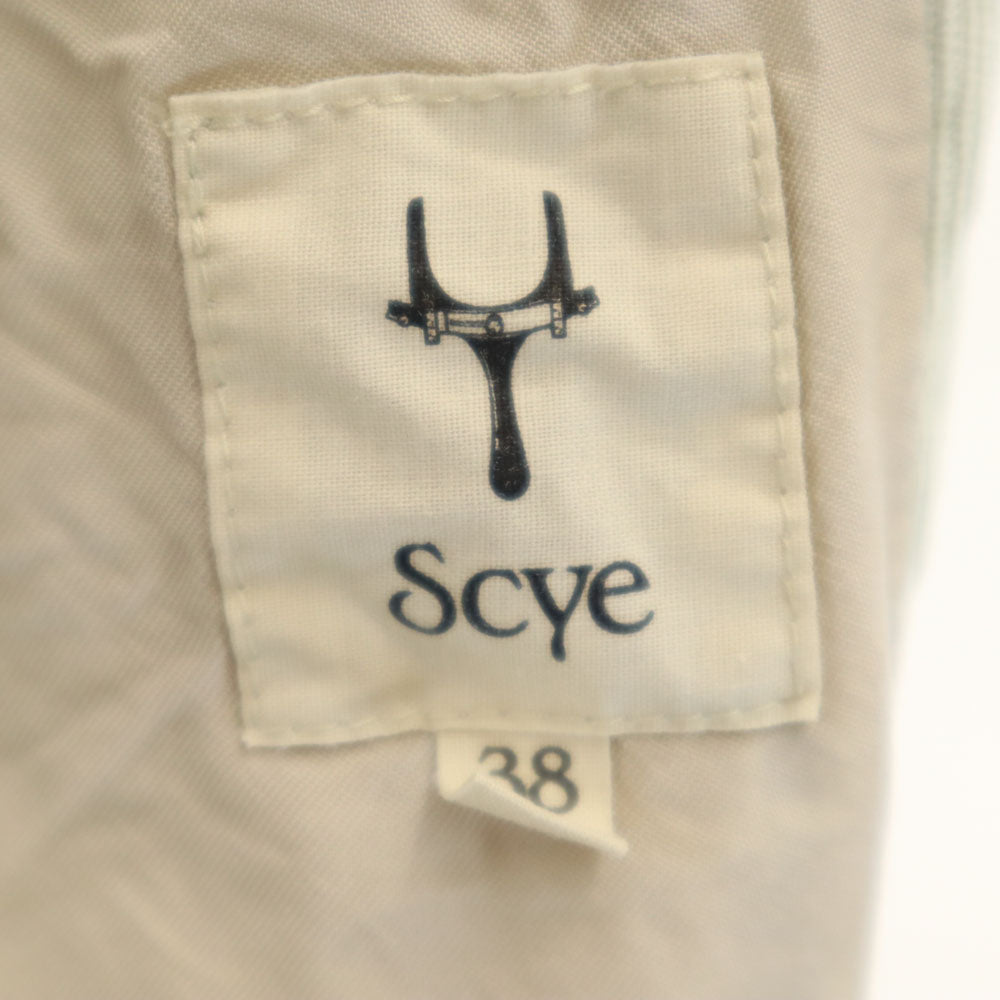 Scye サイ 日本製 ショールカラー コーデュロイジャケット 38 ベージュ メンズ