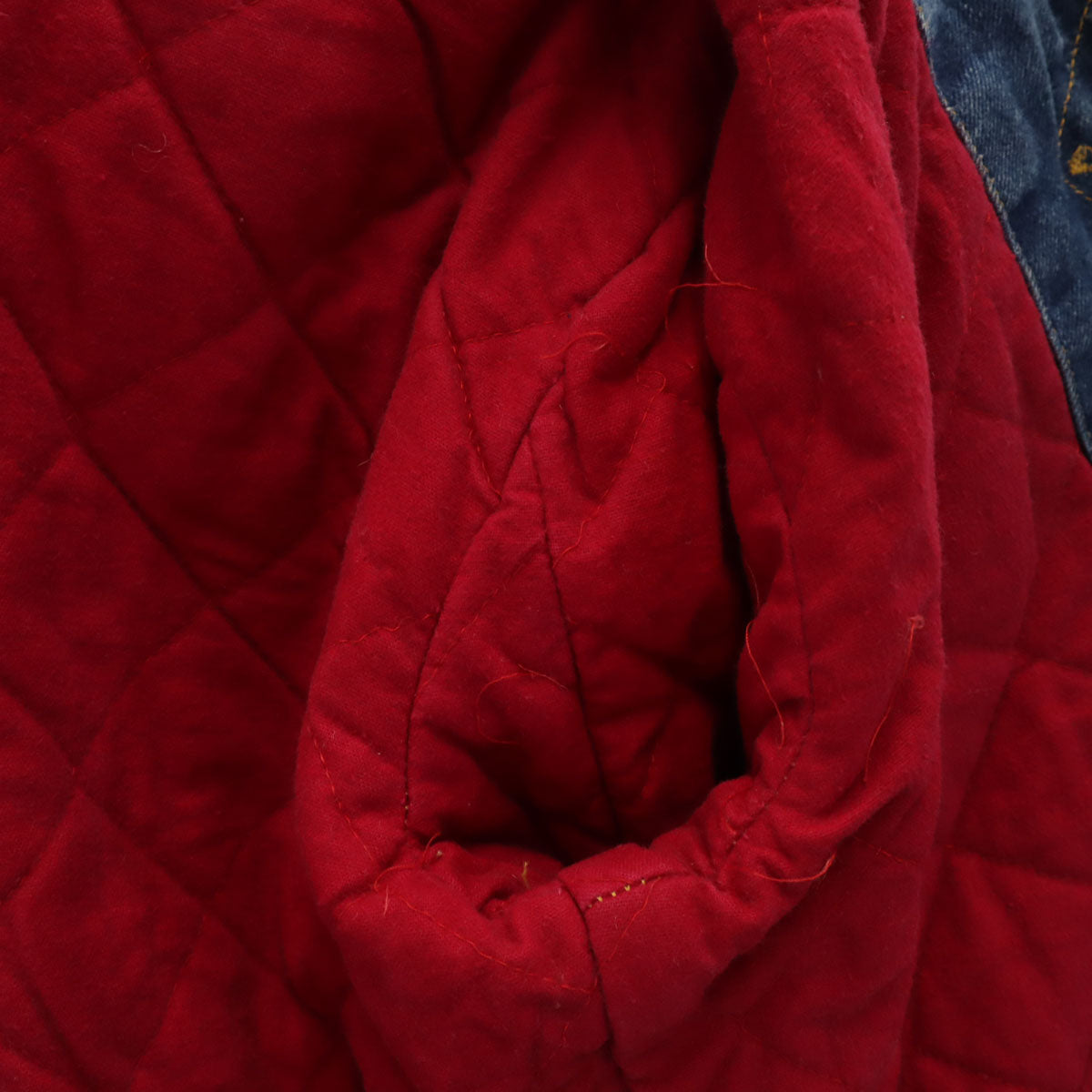 POLO JEANS COMPANY RALPH LAUREN ポロジーンズカンパニーラルフローレン デニムジャケット S ウォッシュブルー ジージャン トラッカー 裏キルティング レディース