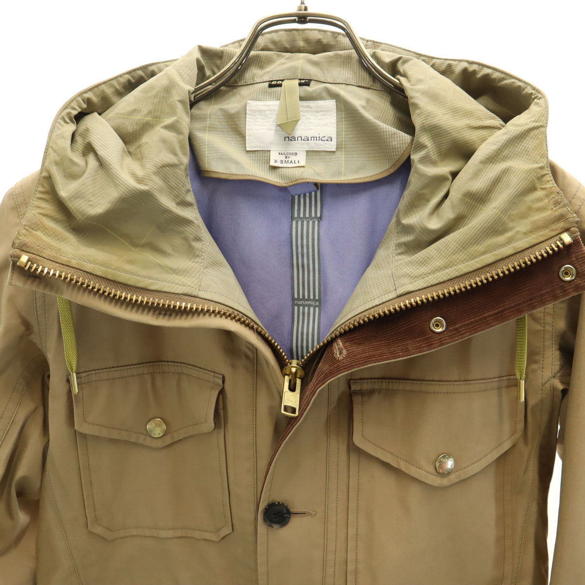 nanamica ナナミカ クルーザー ジャケット XS ベージュ GORE-TEX メンズ