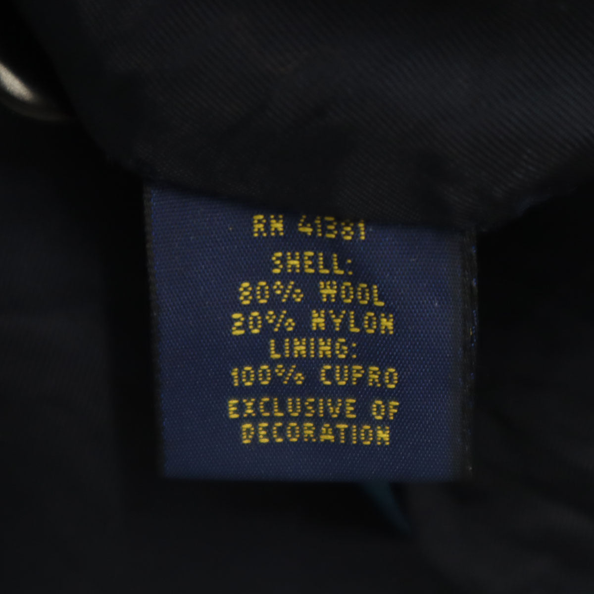 POLO RALPH LAUREN ポロラルフローレン メルトン 13スター ピーコート 濃紺 Pコート メンズ