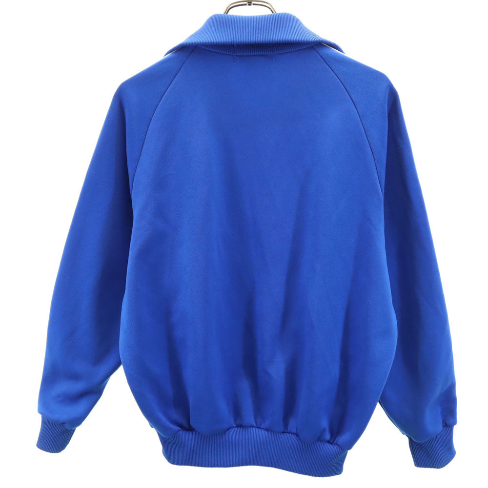 adidas アディダス 70s ヴィンテージ デサント製 トレフォイルロゴ トラックジャケット 4 ブルー メンズ