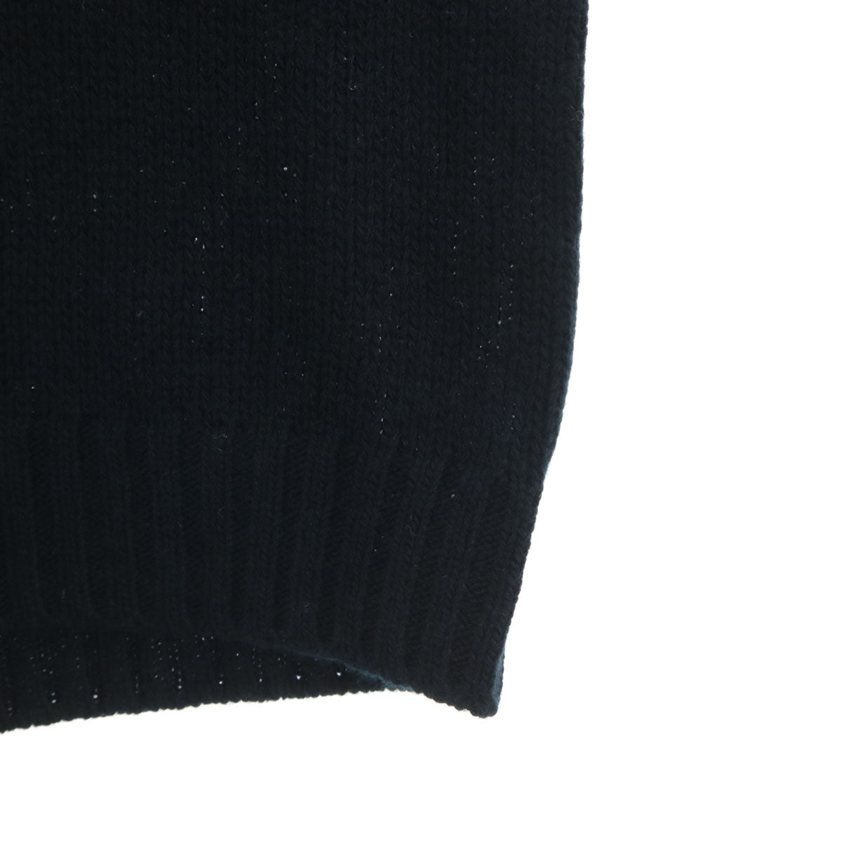美品 PRADA プラダ 2020年 イタリア製 カシミヤブレンド Vネック ニットベスト 40 ブラック系 レディース