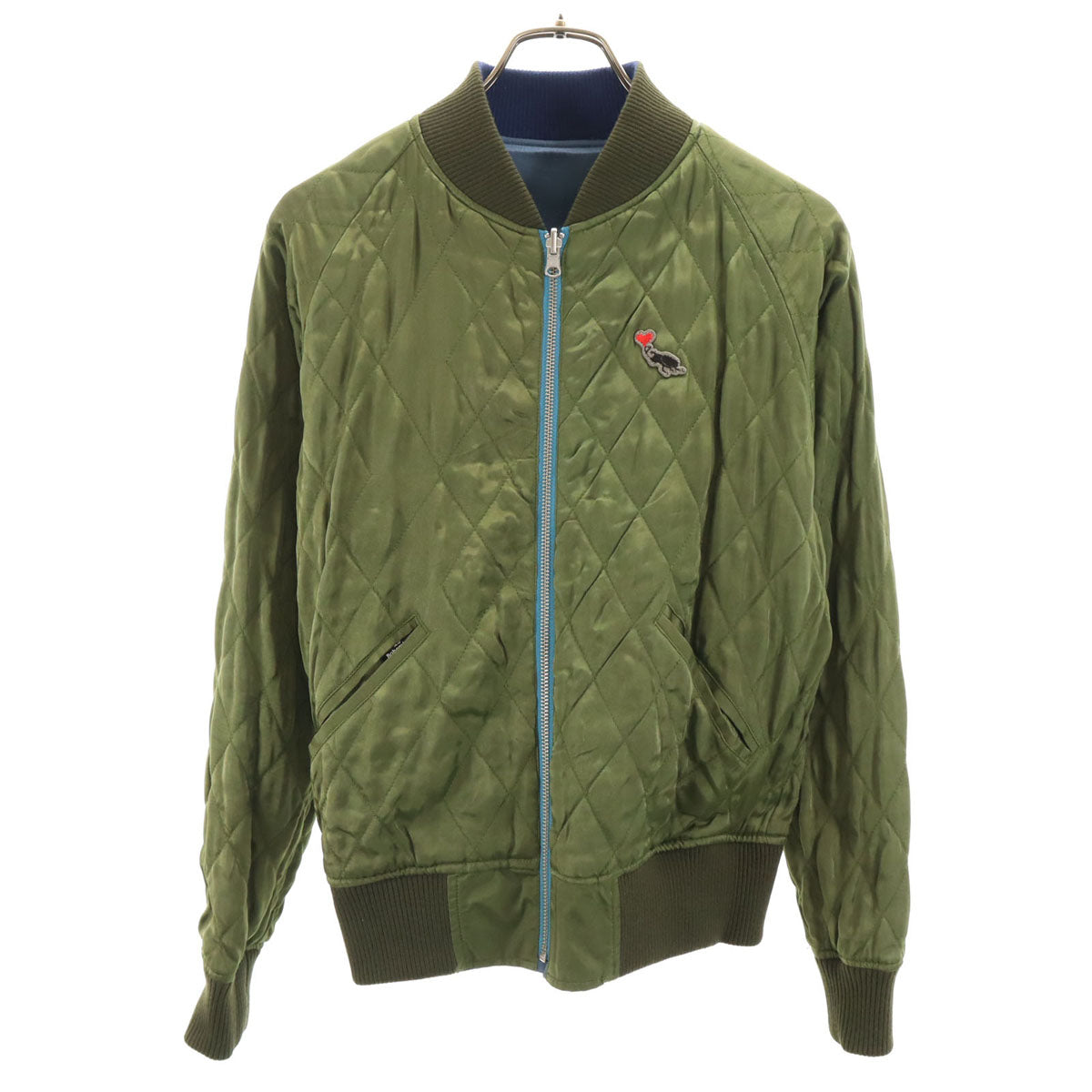 BOHEMIANS ボヘミアンズ リバーシブル スカジャン XS 青紺系 レディース