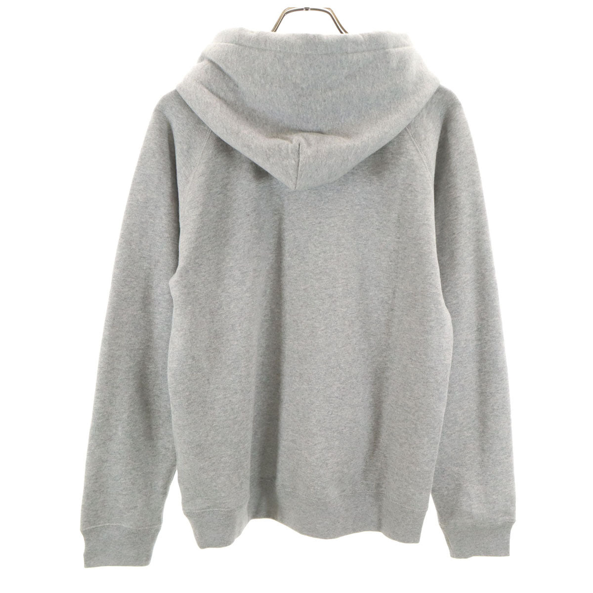 美品 A BATHING APE アベイシングエイプ ベビーマイロ 長袖 スウェットパーカー S グレー 裏起毛 メンズ