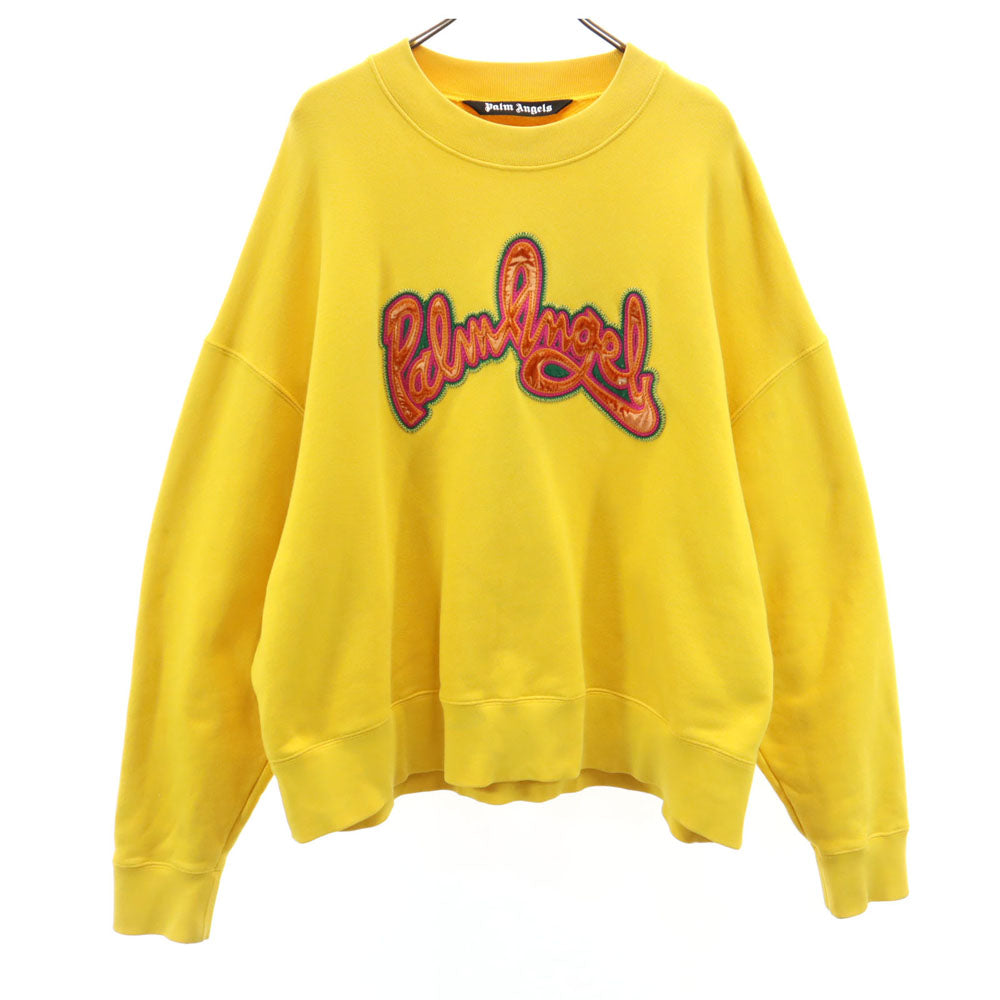 Palm Angels パームエンジェルス イタリア製 長袖 トレーナー M イエロー メンズ