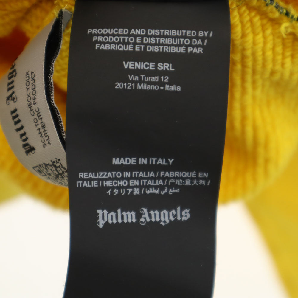 Palm Angels パームエンジェルス イタリア製 長袖 トレーナー M イエロー メンズ
