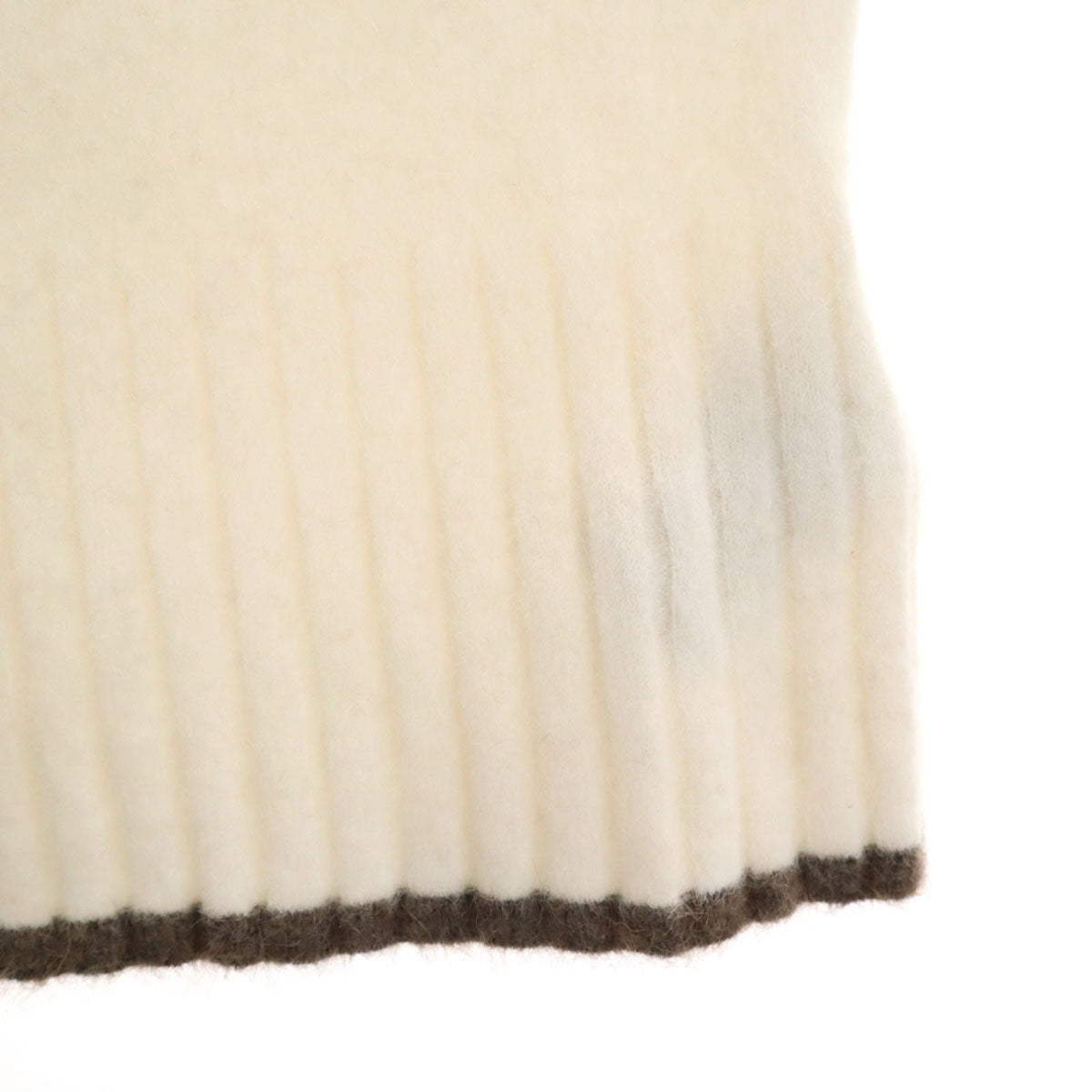 美品 MONCLER モンクレール 長袖 セーター XS アイボリー ニット 箱付き レディース