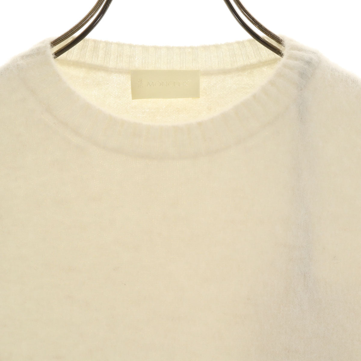 美品 MONCLER モンクレール 長袖 セーター XS アイボリー ニット 箱付き レディース