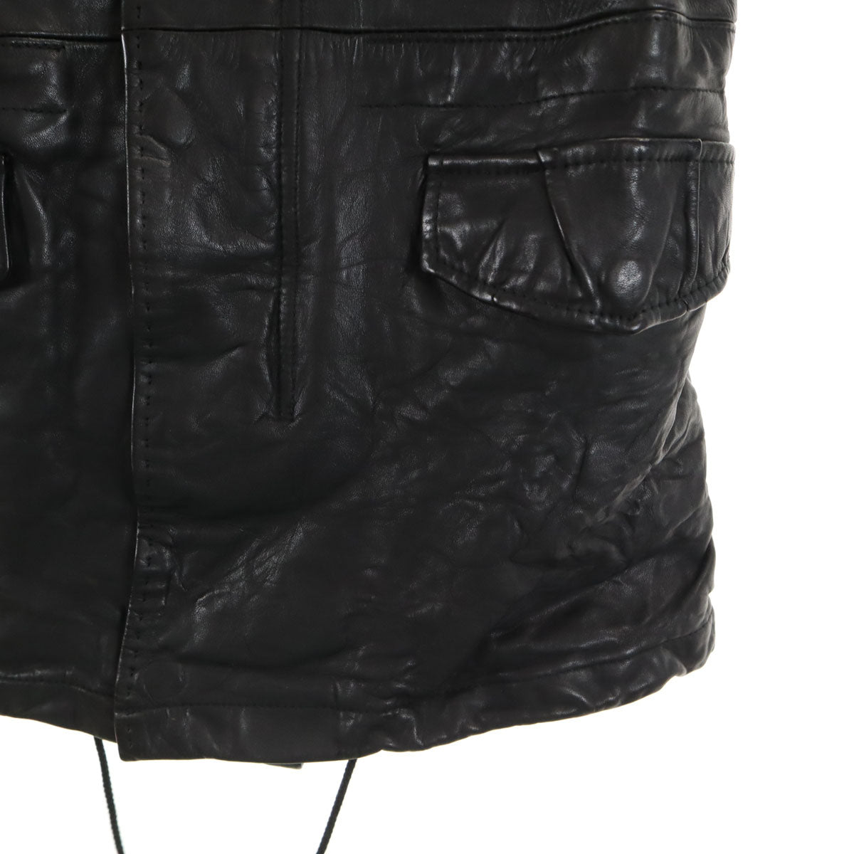 attack the mind 7 アタックザマインドセブン レザージャケット 1 ブラック ririジップ メンズ