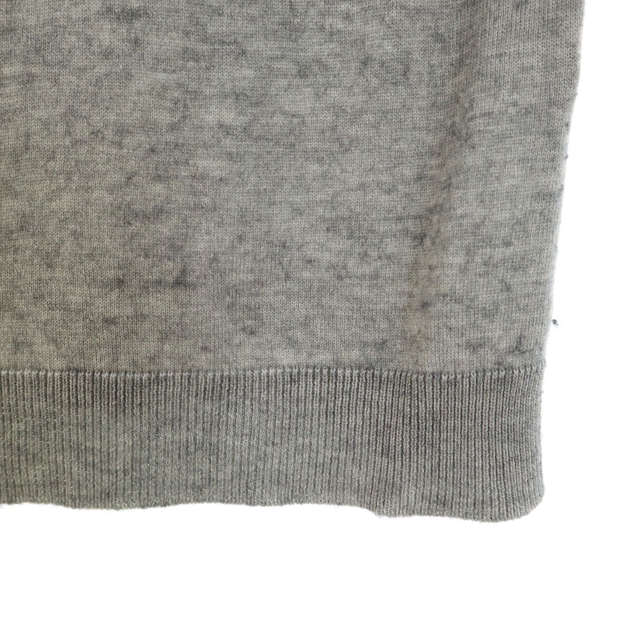 COUP DE CHANCE クードシャンス 日本製 長袖 ドレープ ニット 38 グレー レディース