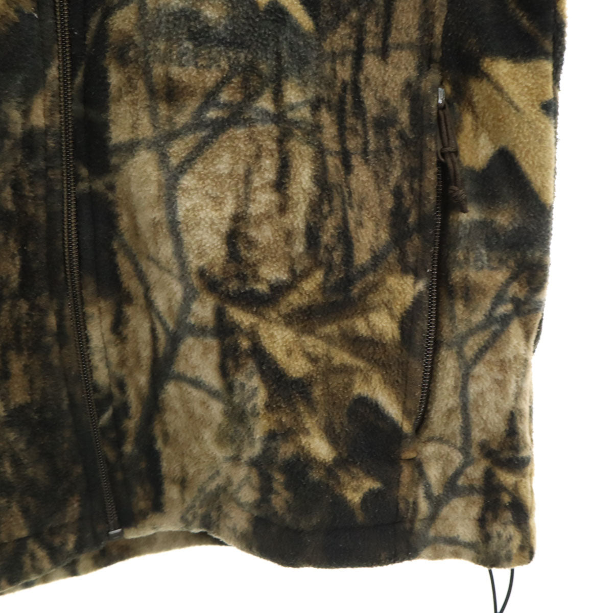 Columbia コロンビア リアルツリー柄 スティーンズ フリースジャケット M ベージュ アウトドア メンズ