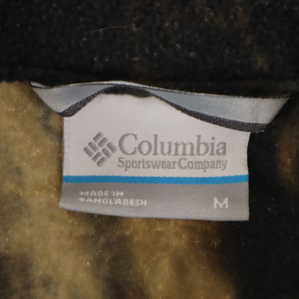 Columbia コロンビア リアルツリー柄 スティーンズ フリースジャケット M ベージュ アウトドア メンズ