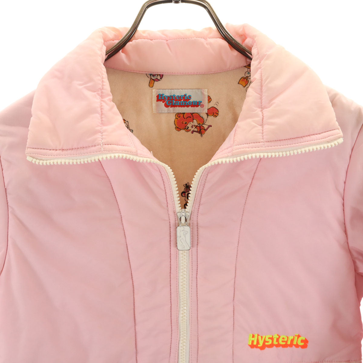 HYSTERIC GLAMOUR ヒステリックグラマー 日本製 中綿ジャケット FREE ピンク レディース