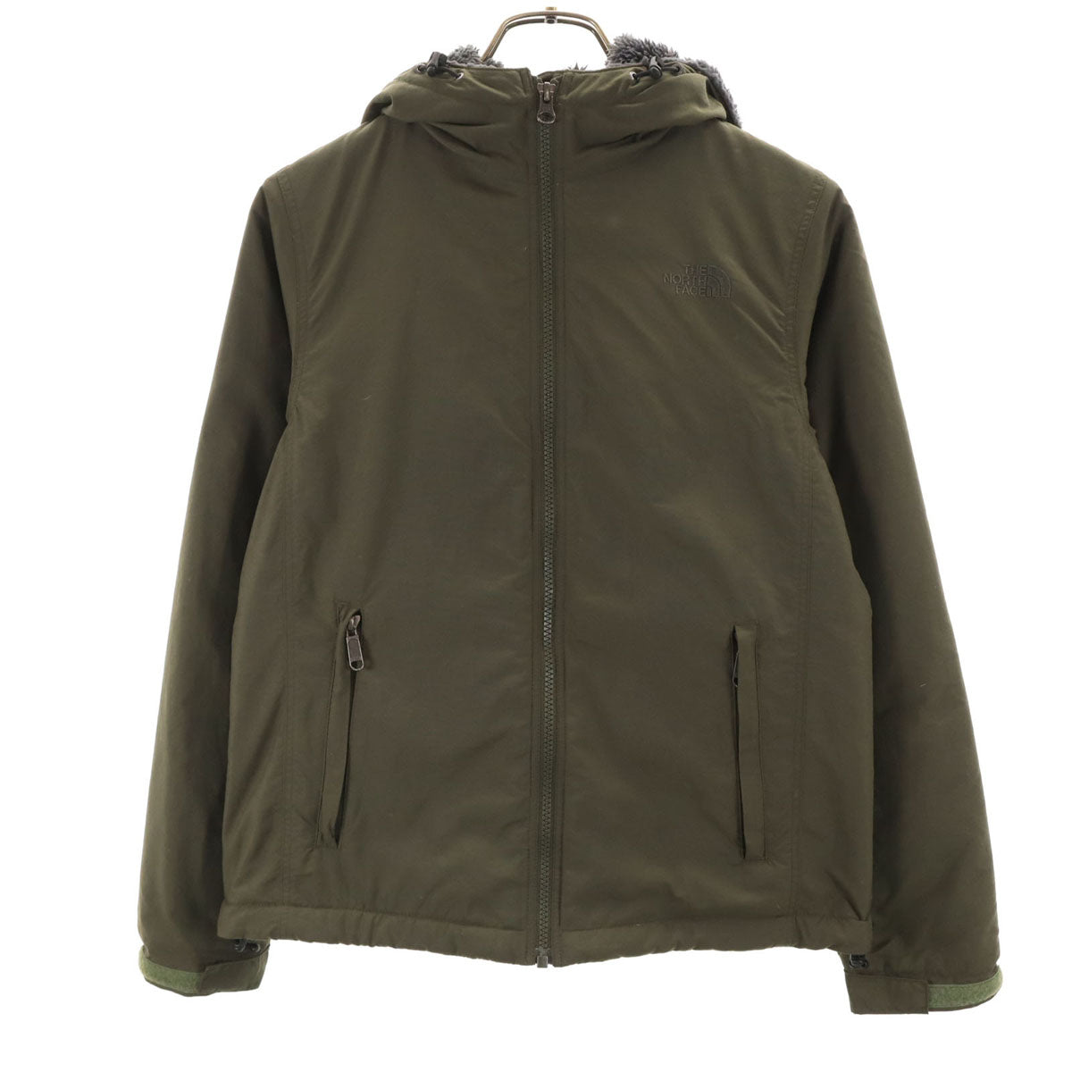 THE NORTH FACE ノースフェイス コンパクト ノマド ジャケット M カーキ NPW71933 アウトドア 裏フリース レディース