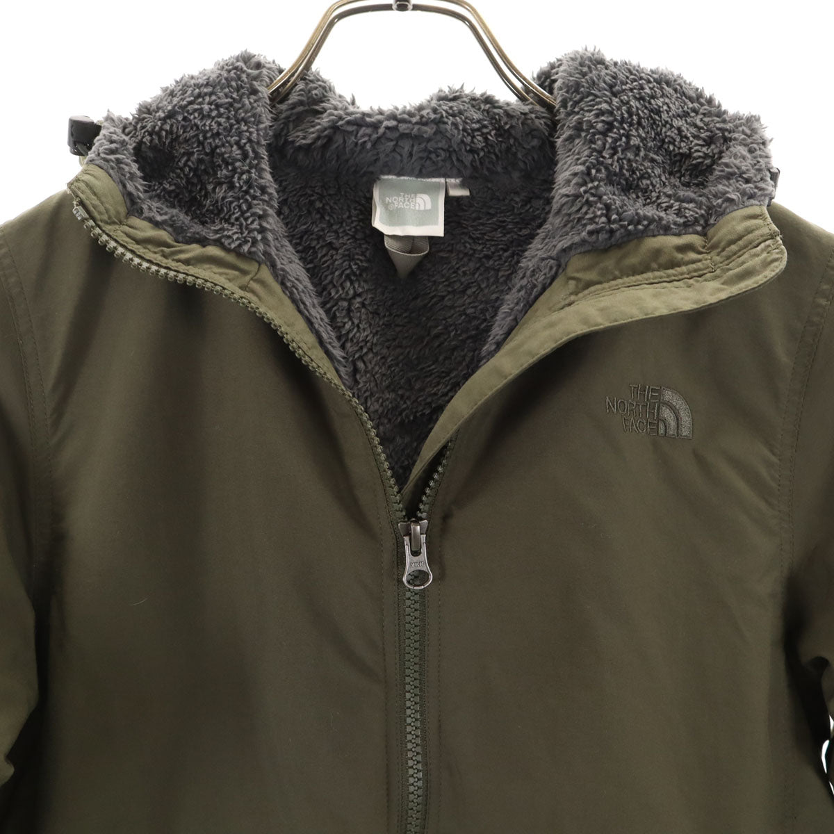 THE NORTH FACE ノースフェイス コンパクト ノマド ジャケット M カーキ NPW71933 アウトドア 裏フリース レディース