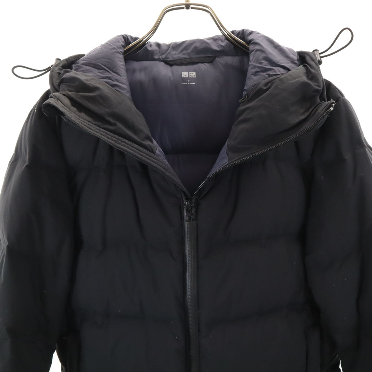 UNIQLO ユニクロ シームレス ダウンジャケット S ブラック メンズ
