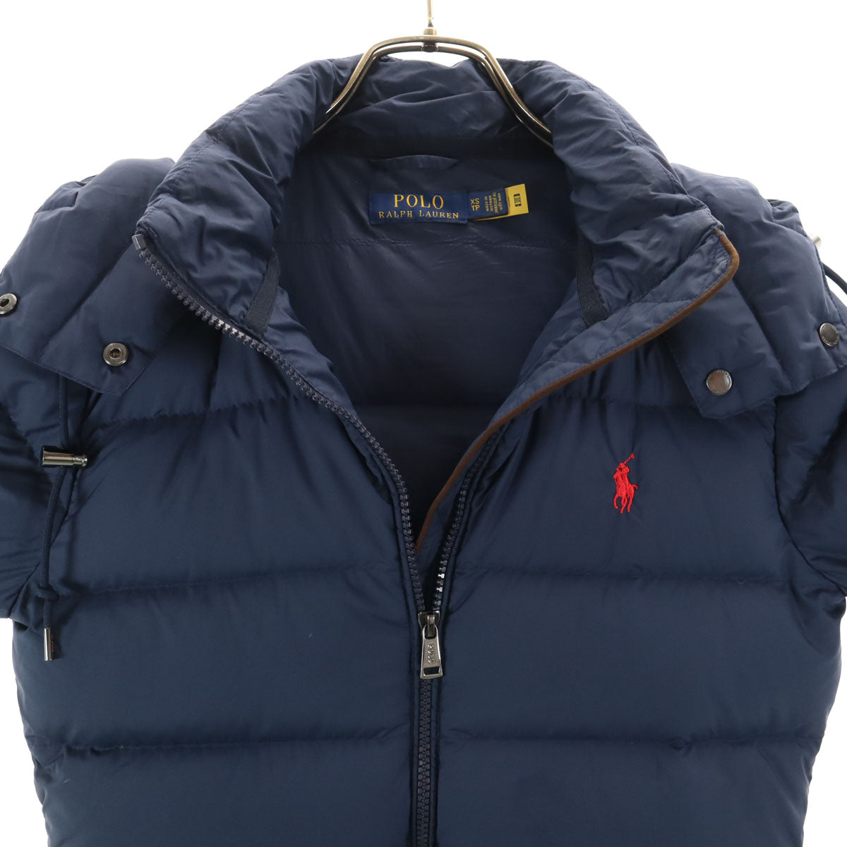 美品 POLO RALPH LAUREN ポロラルフローレン ダウンジャケット XS ネイビー レディース