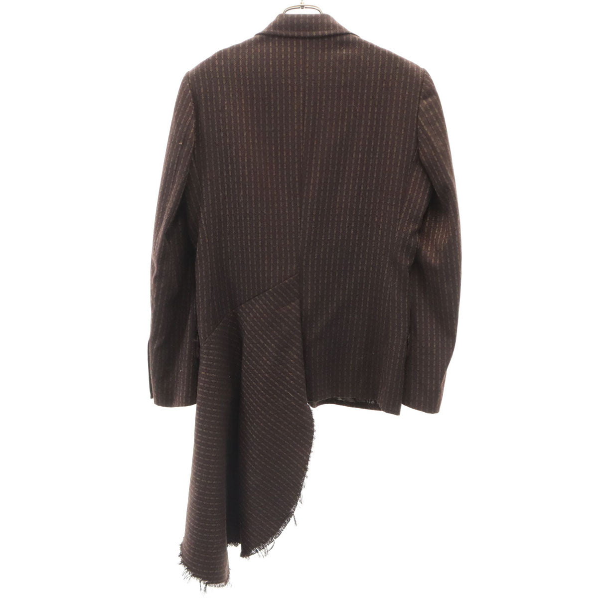 ROEN ロエン 日本製 アシメ切替 テーラードジャケット 46 ブラウン系 メンズ