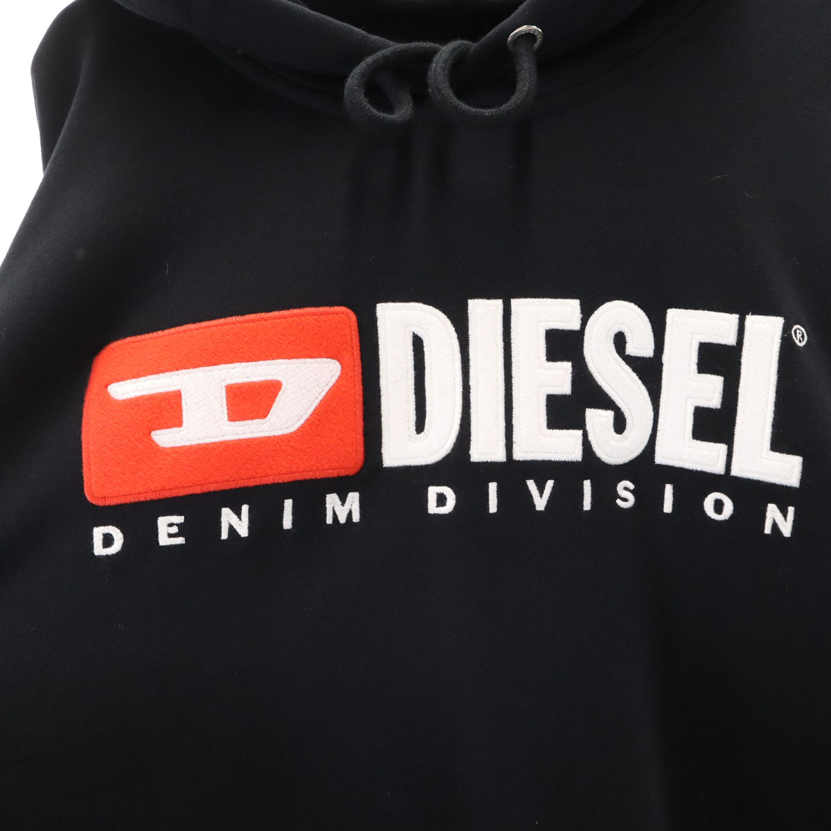 美品 DIESEL ディーゼル 長袖 スウェットパーカー L ブラック メンズ
