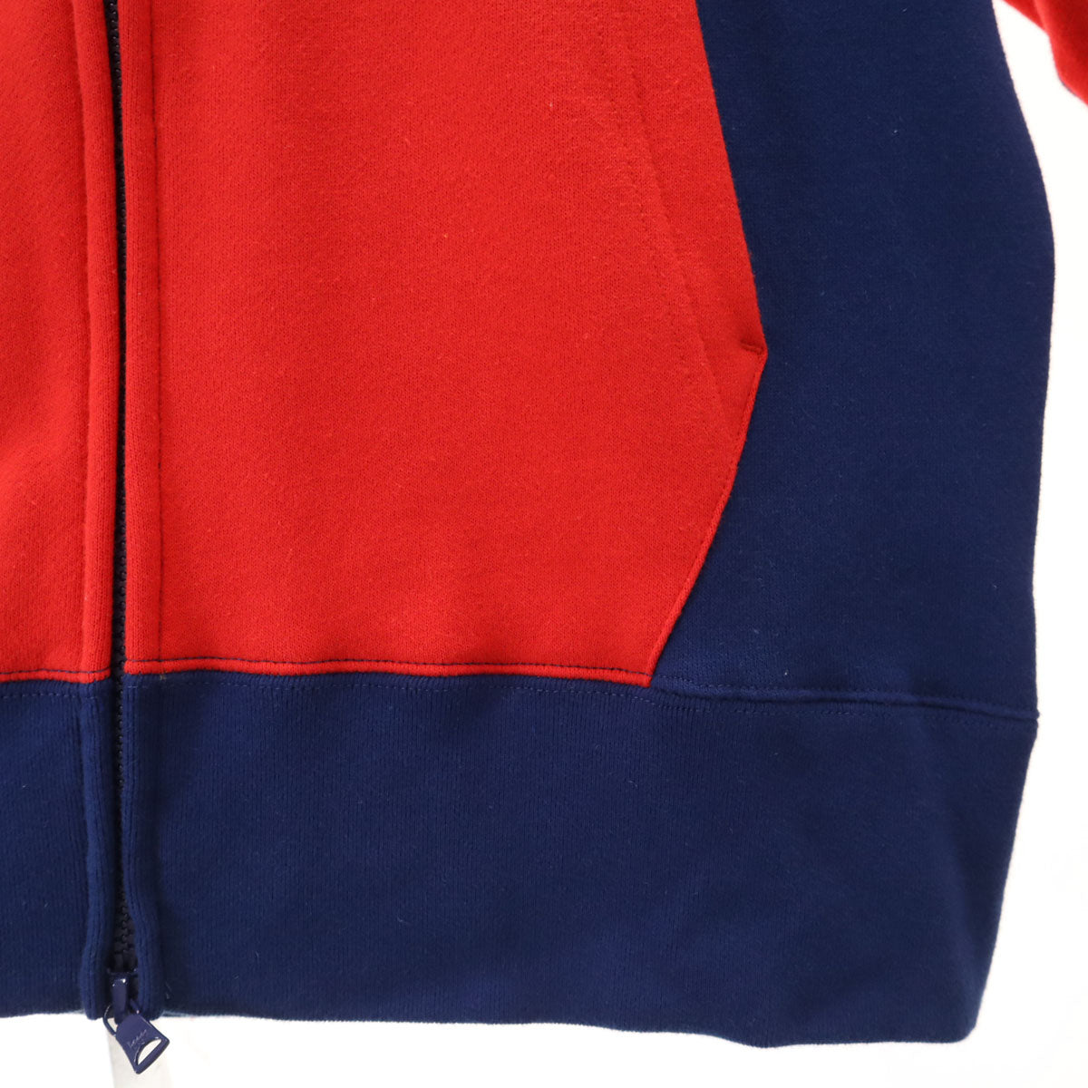 A BATHING APE アベイシングエイプ 長袖 ジップパーカー S ブルー メンズ