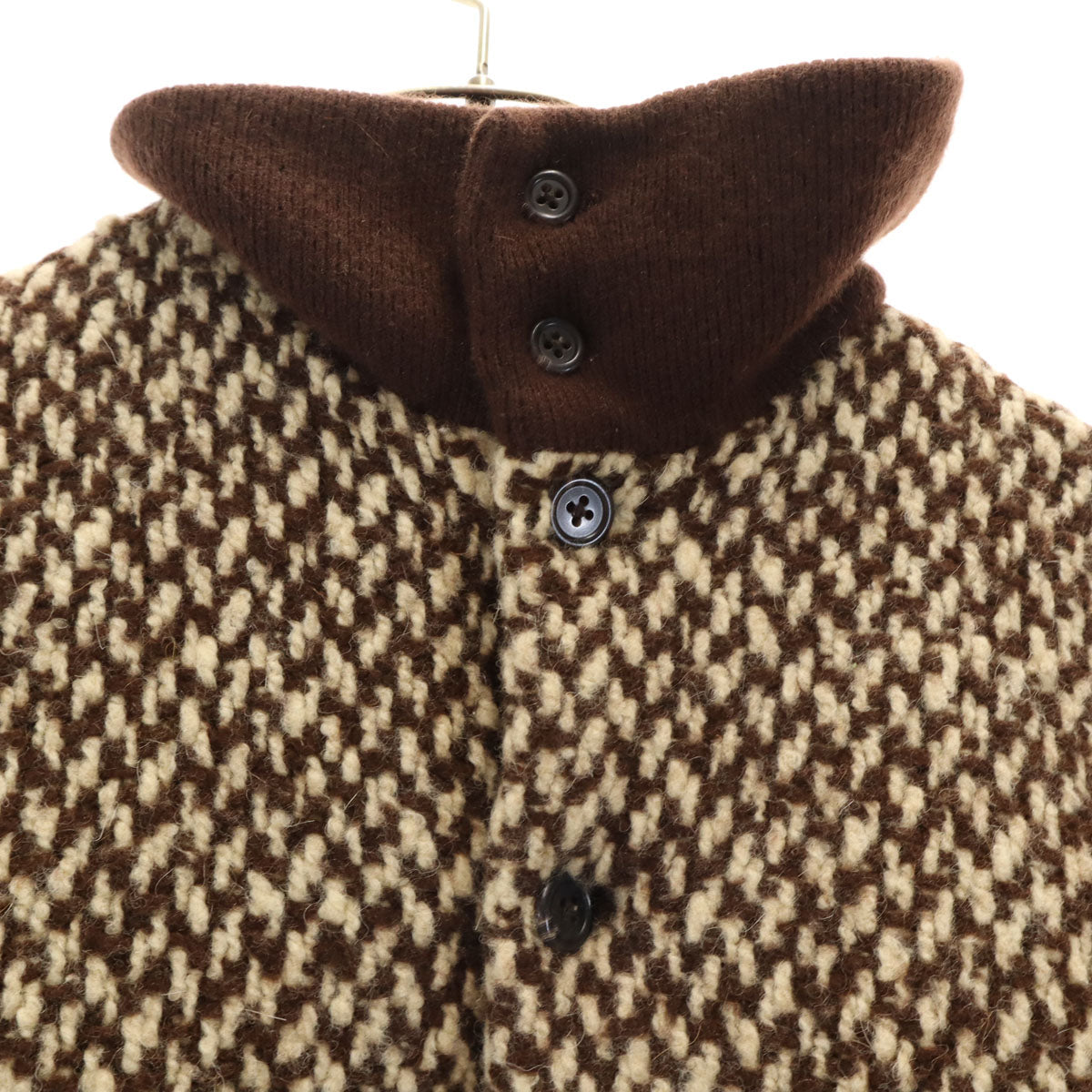 RALPH LAUREN COLLECTION ラルフローレン コレクション USA製 ニットジャケット 6 ブラウン系 レディース