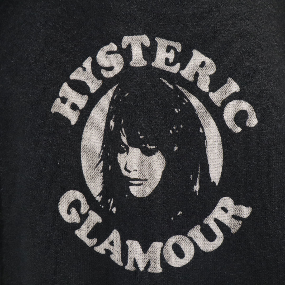 HYSTERIC GLAMOUR ヒステリックグラマー 日本製 長袖 ジップパーカー F ブラック レディース