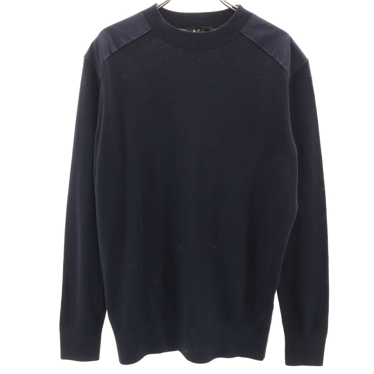 A.P.C. アーペーセー 長袖 セーター M ネイビー系 ニット メンズ
