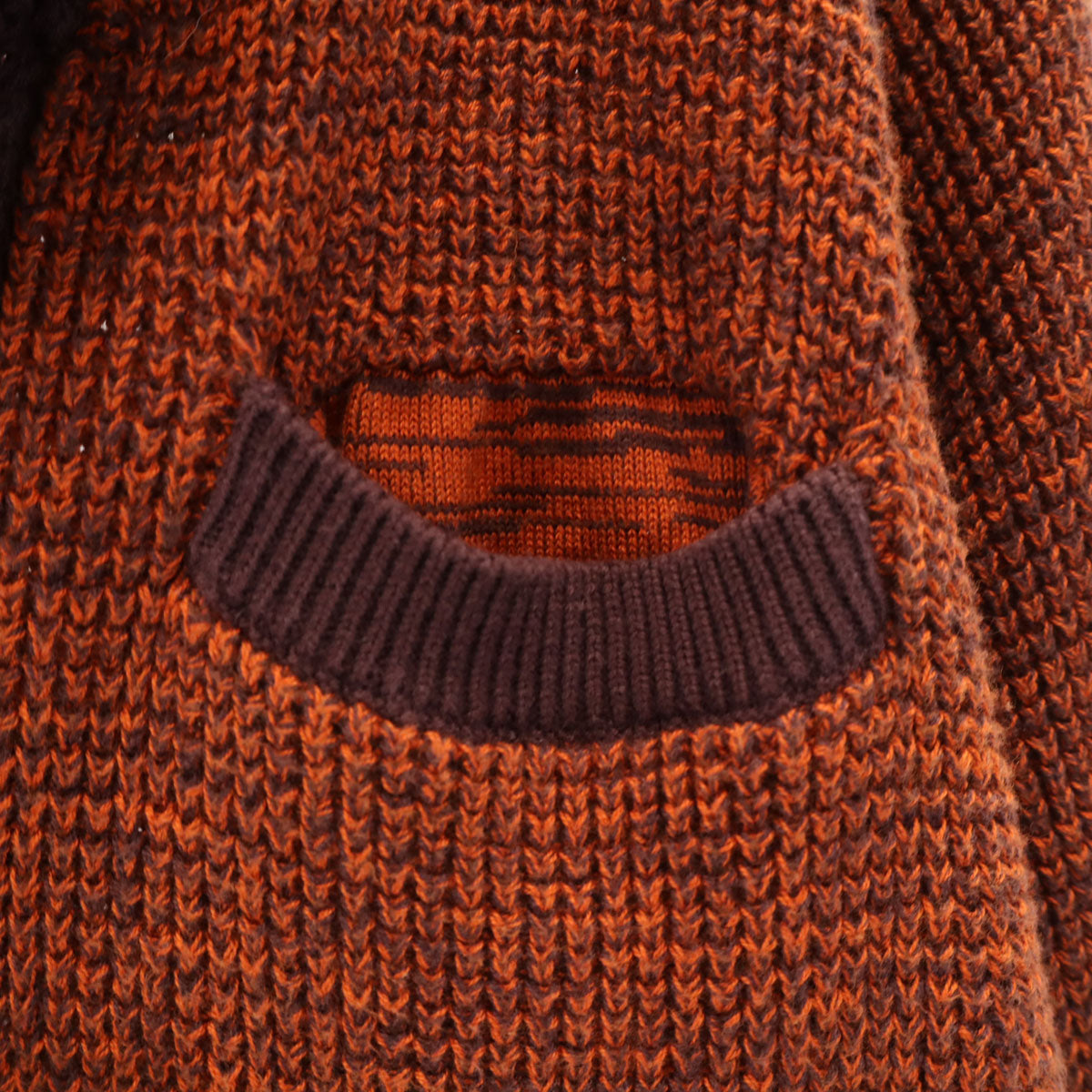 G-STAR RAW ジースターロウ 長袖 ニットカーディガン L オレンジブラウン メンズ