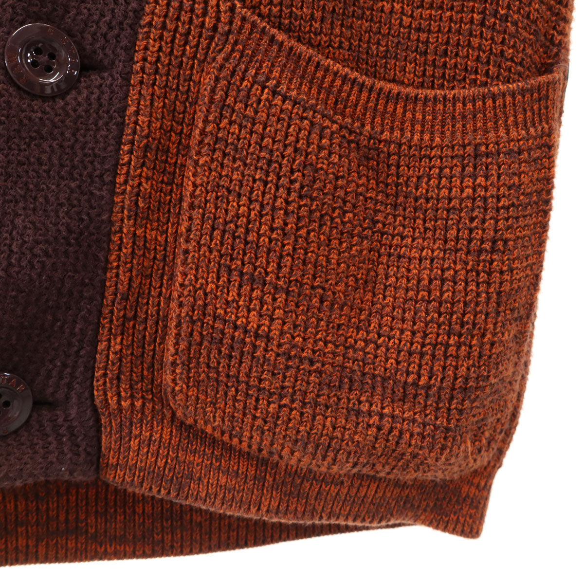 G-STAR RAW ジースターロウ 長袖 ニットカーディガン L オレンジブラウン メンズ