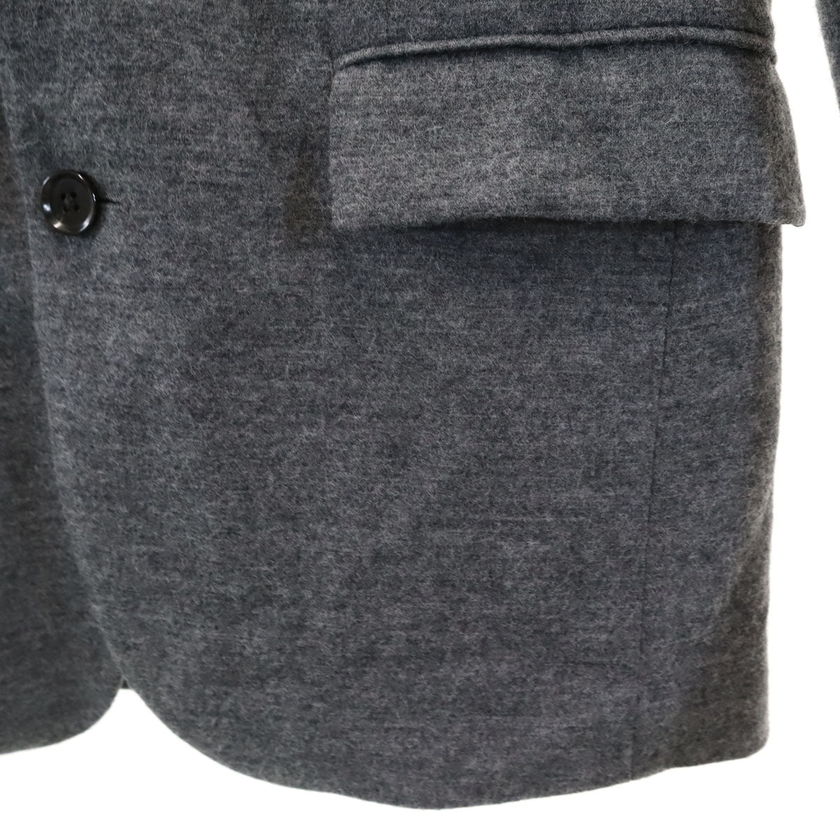 nano universe ナノユニバース テーラードジャケット S グレー メンズ