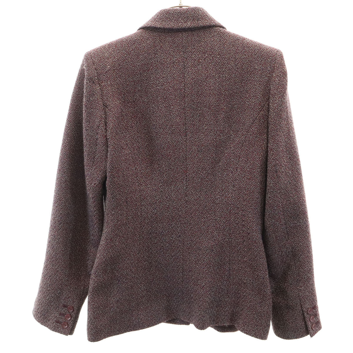 KATHARINE HAMNETT LONDON キャサリンハムネットロンドン 日本製 テーラードジャケット M ボルドー レディース