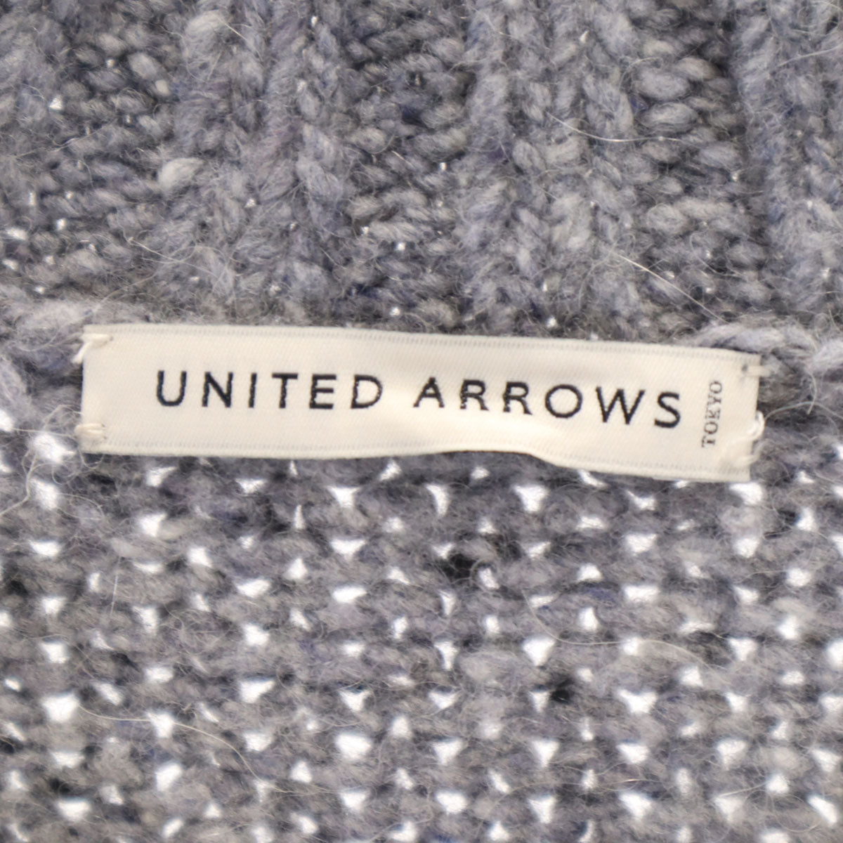UNITED ARROWS ユナイテッドアローズ 長袖 Vネック セーター M グレー ニット メンズ