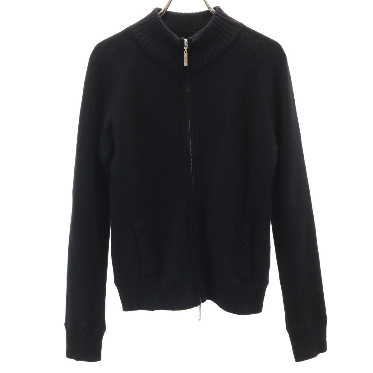 courreges クレージュ ニットジャケット 9R ブラック レディース