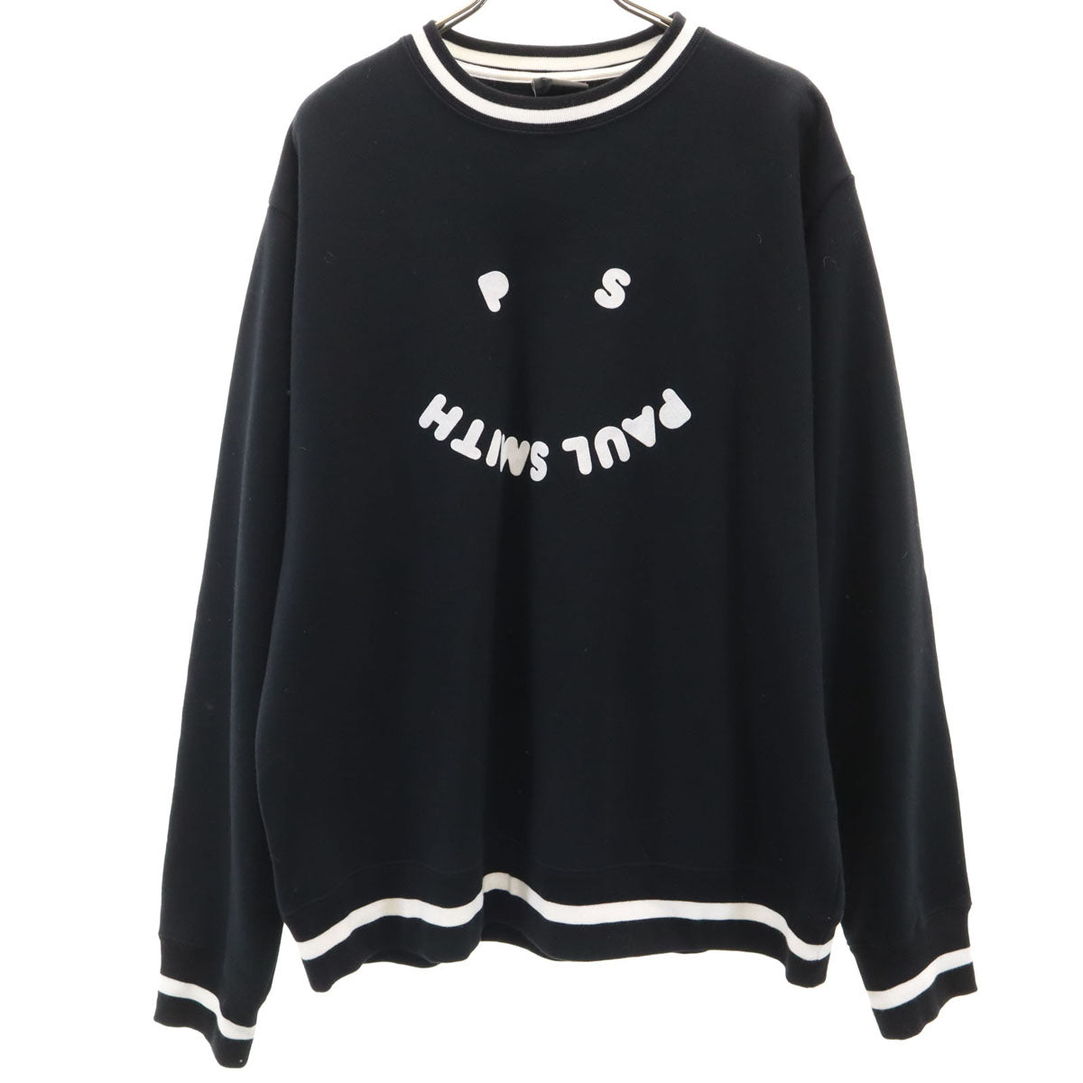 PS Paul Smith ピーエスポールスミス 長袖 スウェット XL ブラック トレーナー メンズ